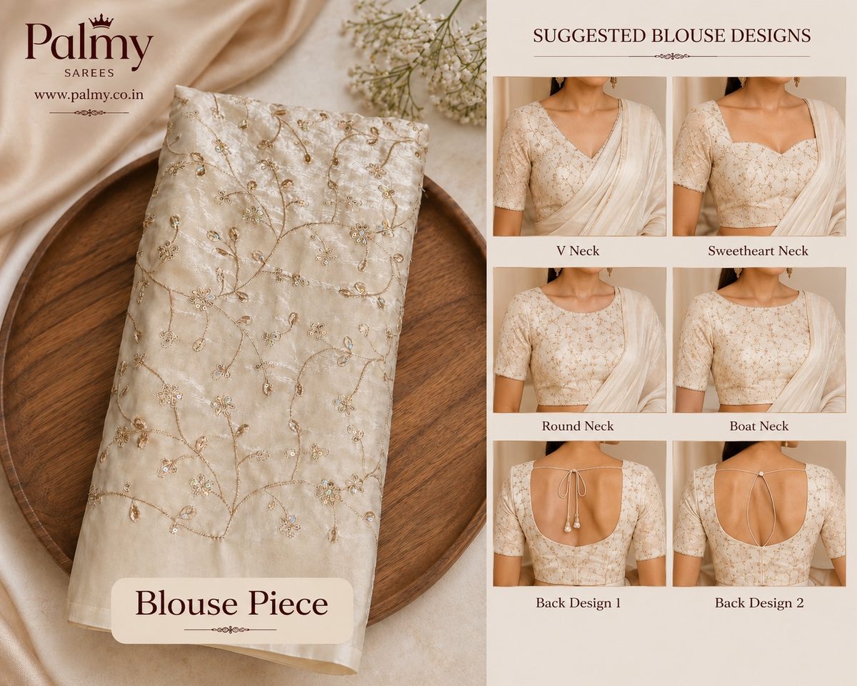 Ivory Embroidered Blouse