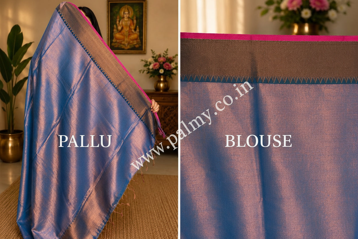 festive tissue saree
