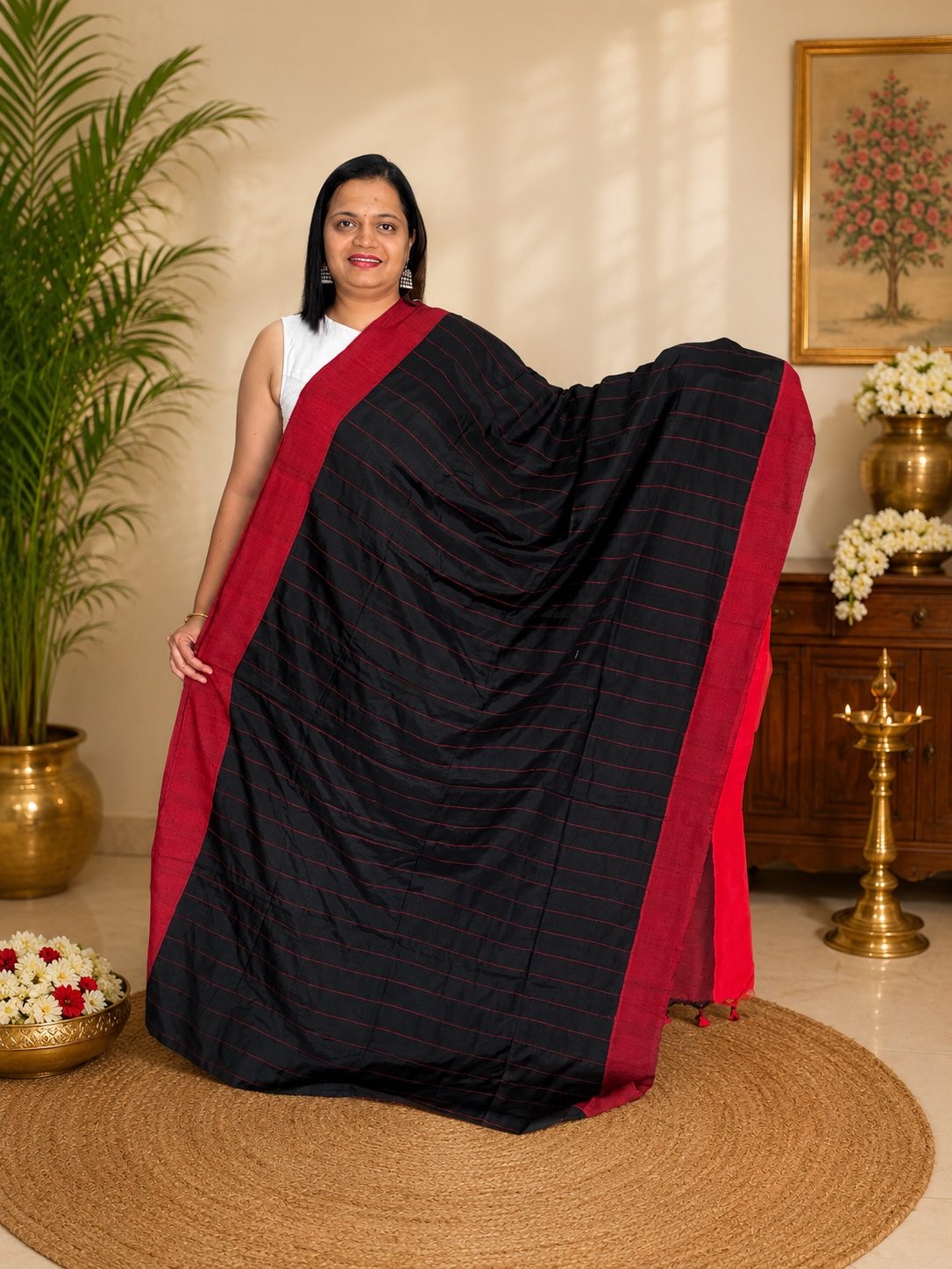 Black Party Wear Saree