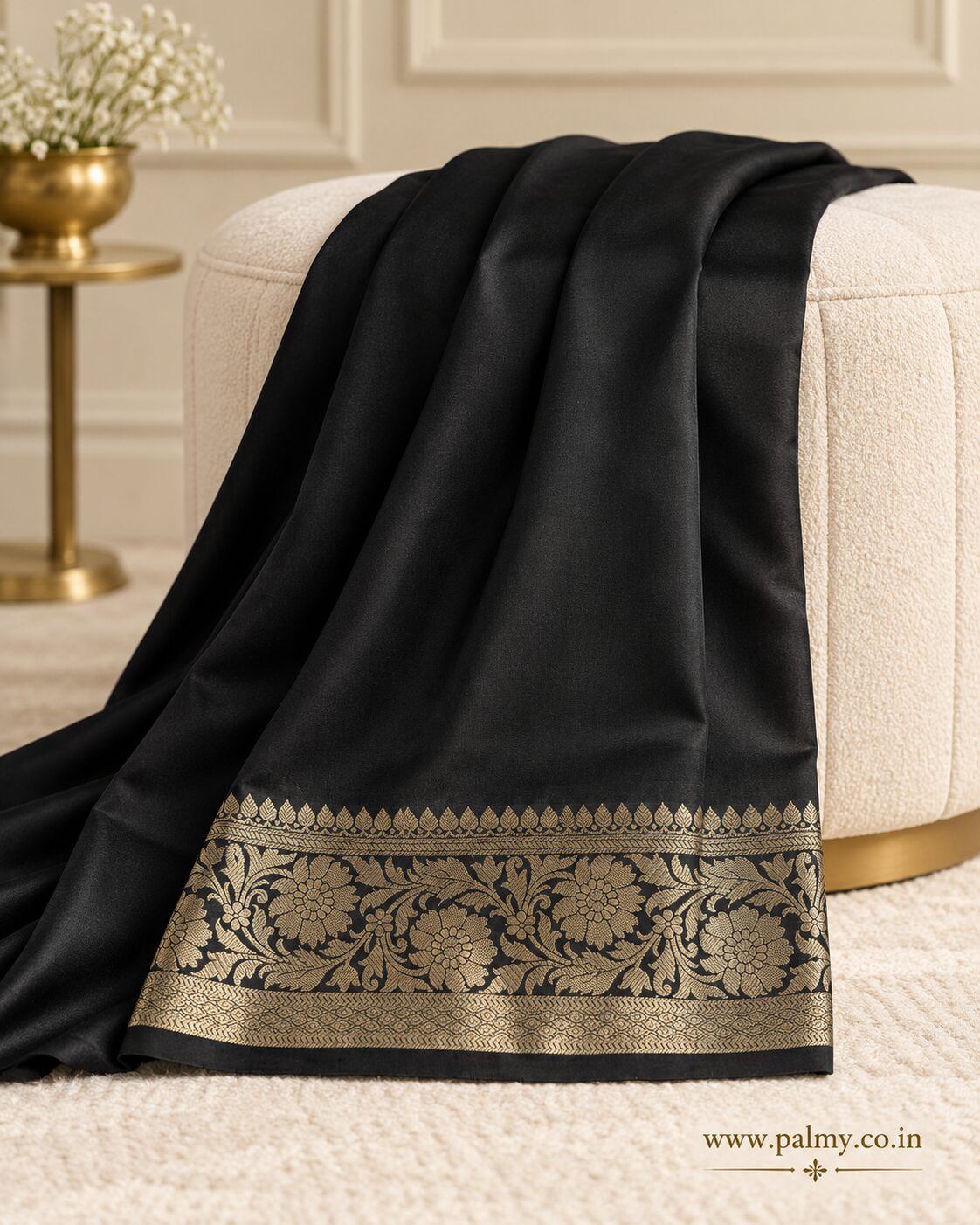 Black Wedding Wear party wear saree