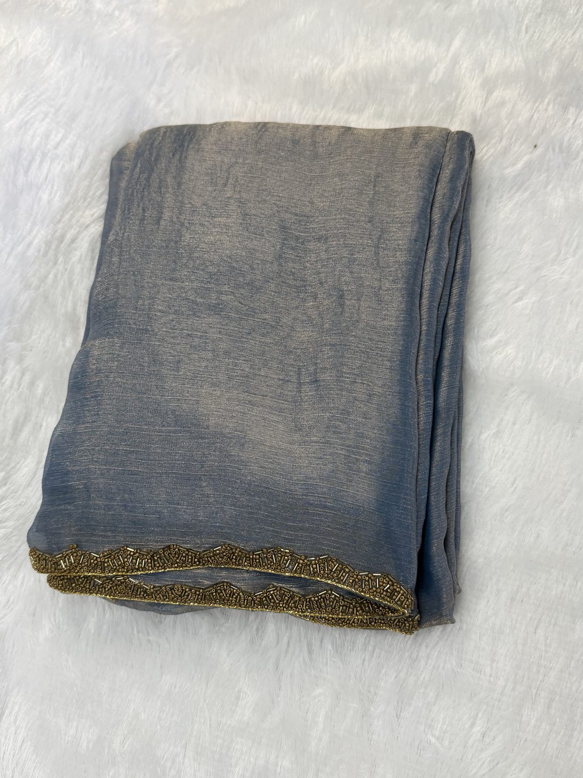 Blue Party Wear / Wedding Wear Saree