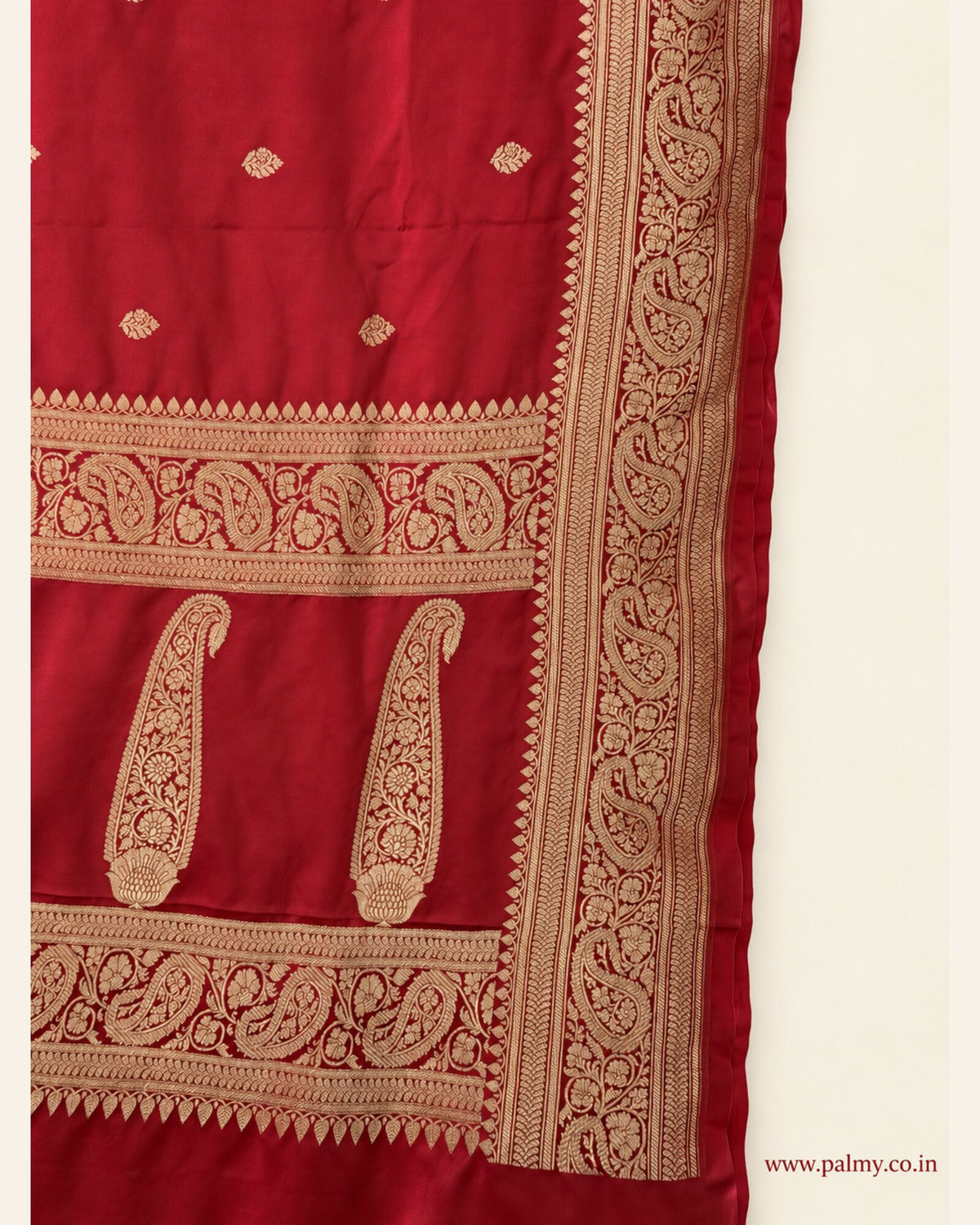 Crimson Red Function Wear Festive wear saree