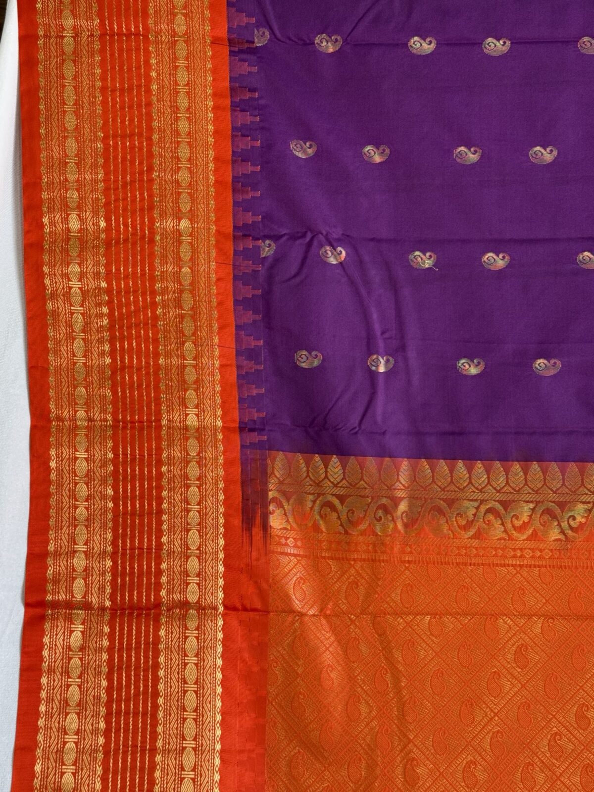 Deep Purple Festive Wear Functional Saree