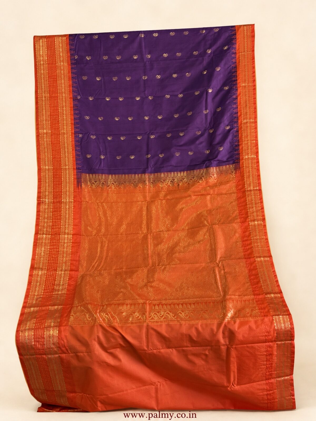 Deep Purple Silk Sarees Under 5000