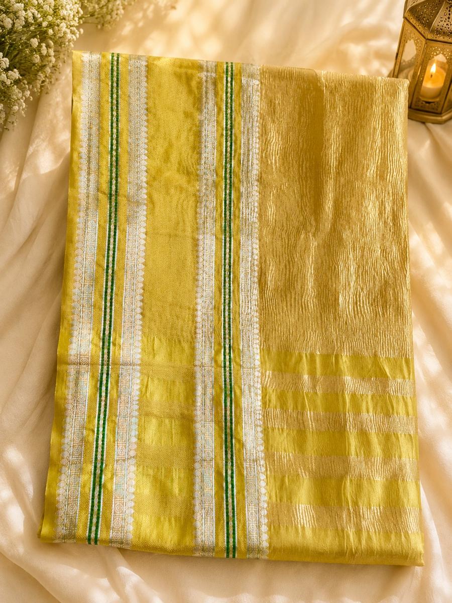 Designer Yellow Saree