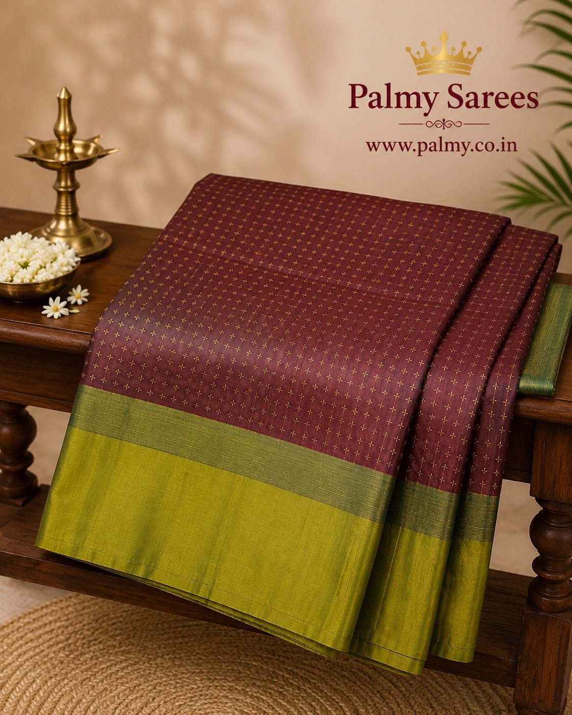 Dual Tone Dual Shade Saree