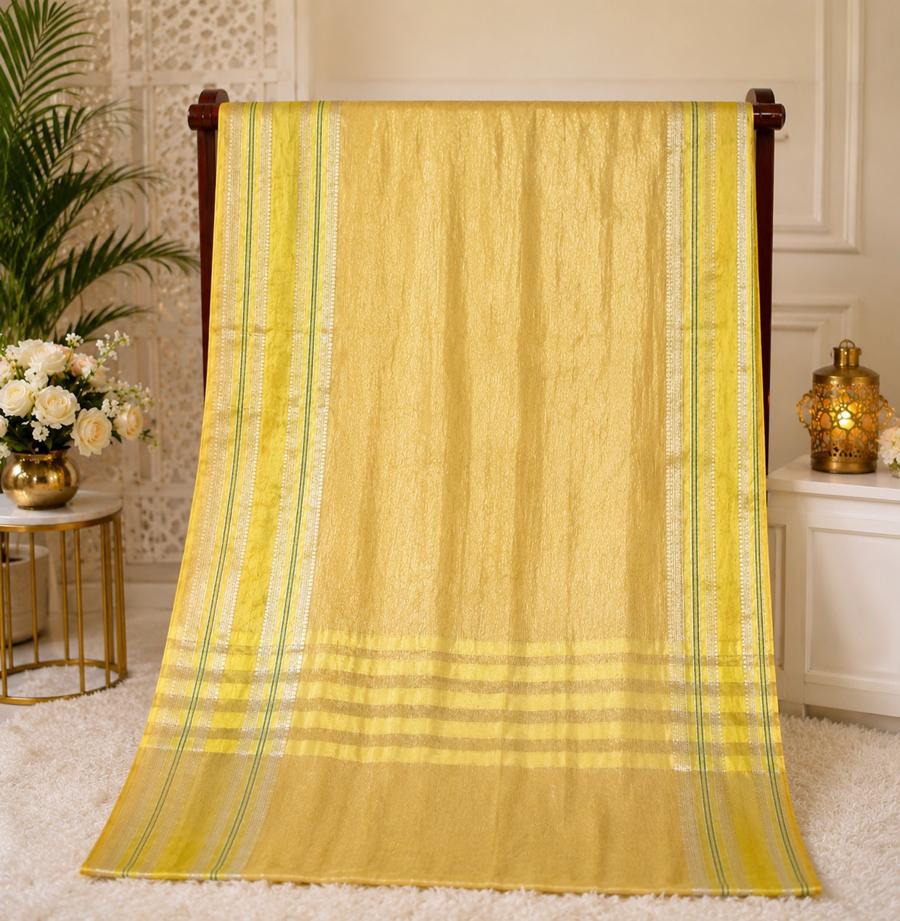 Fancy Yellow Saree