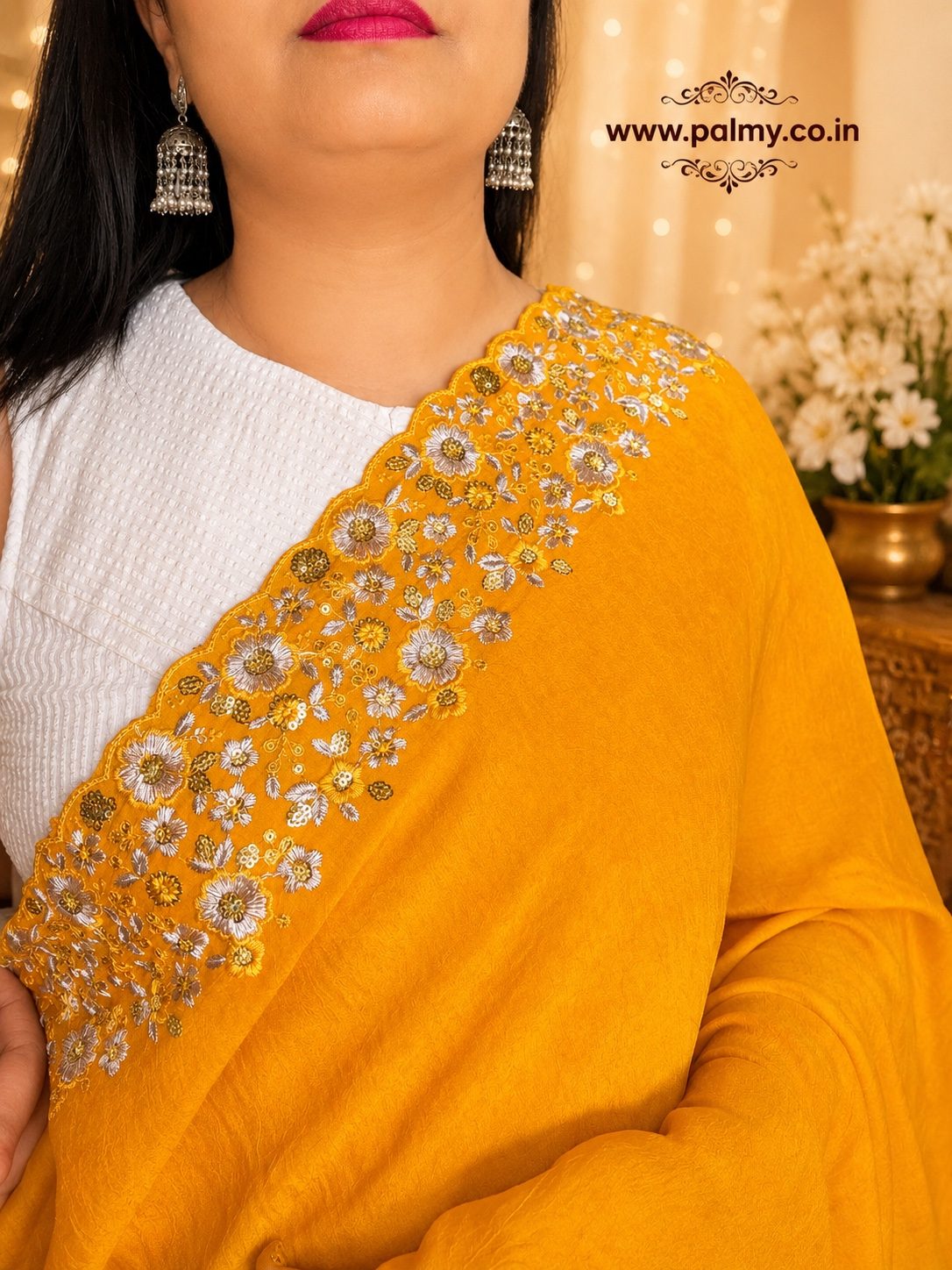Haldi Function Ceremony Saree