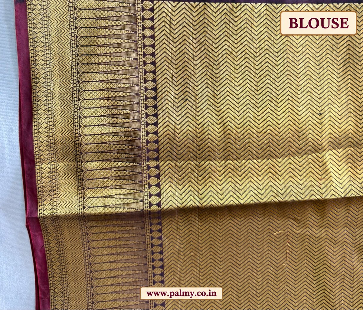 Wine Purple Kanjivaram Style Soft Pattu Silk Saree with Gold Buttas & Rich Pallu