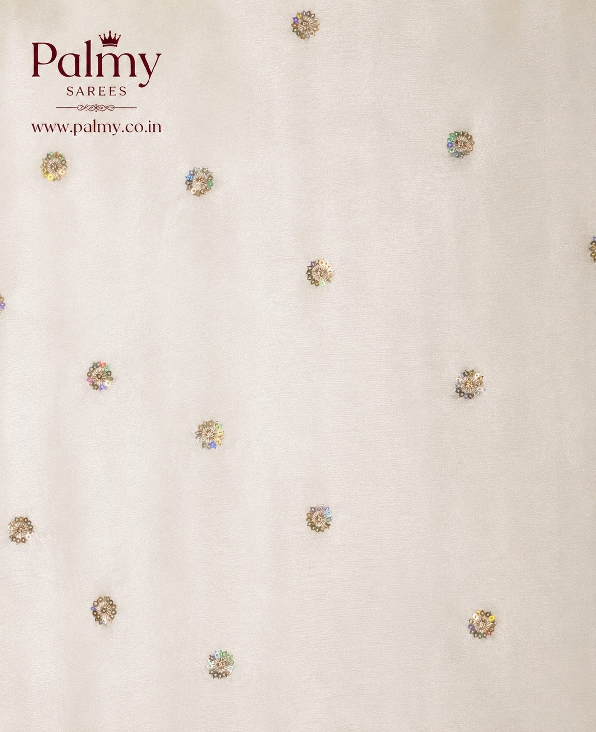 Ivory Party Wear Saree