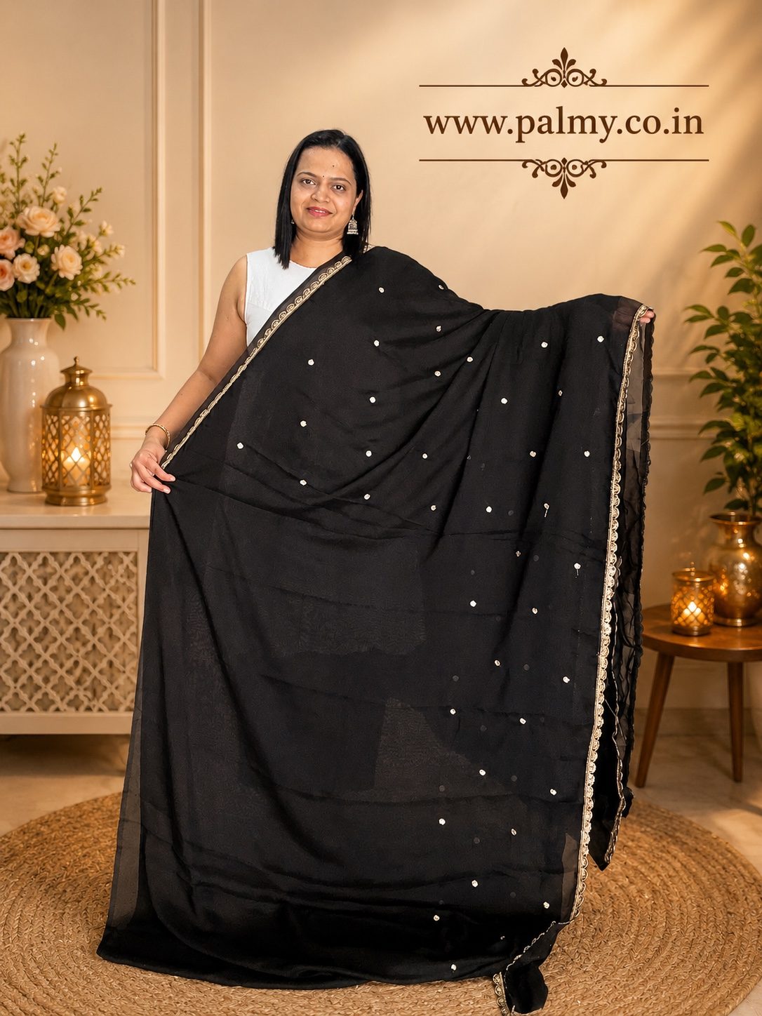 Lace Border Palmy Sarees