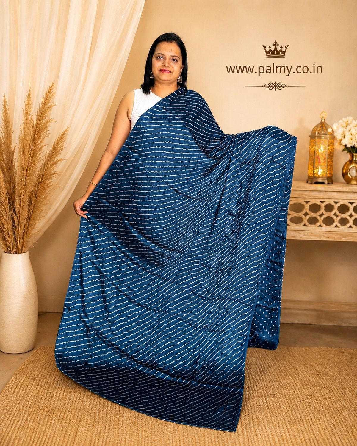 Laheriya Print Saree