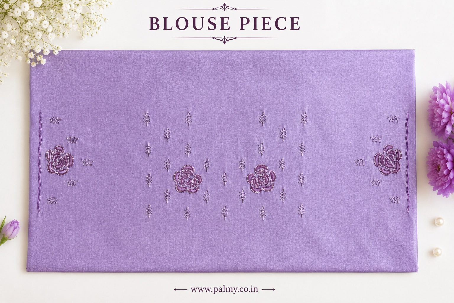 Lilac Designer Blouse