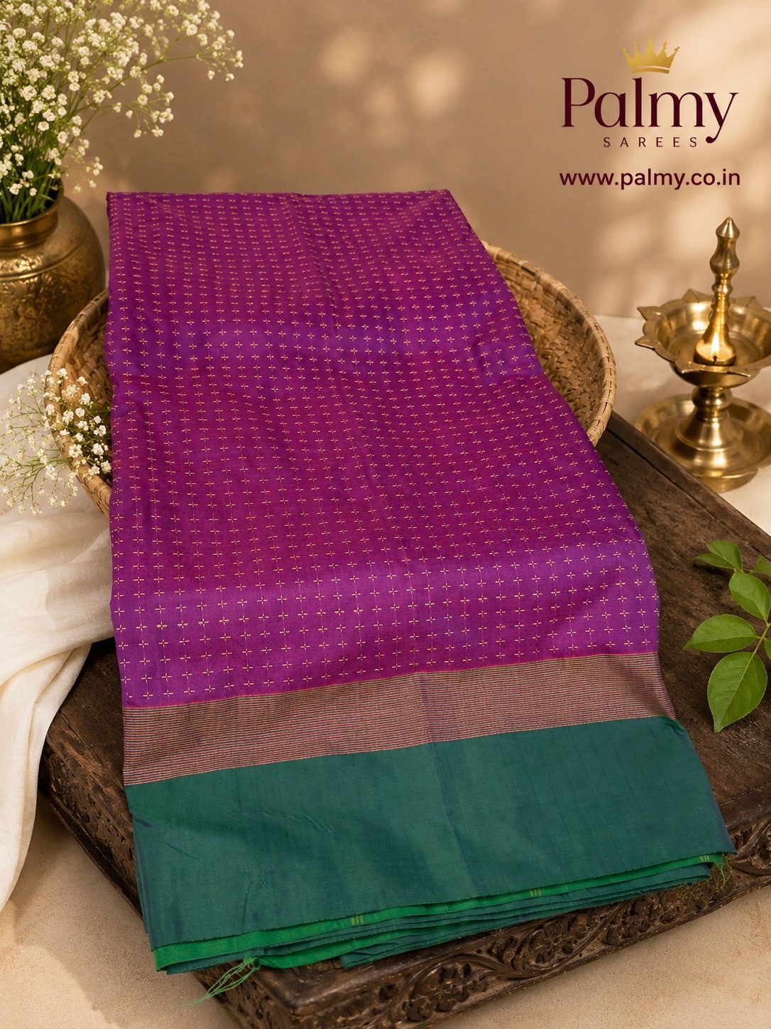 Magenta Functional Saree
