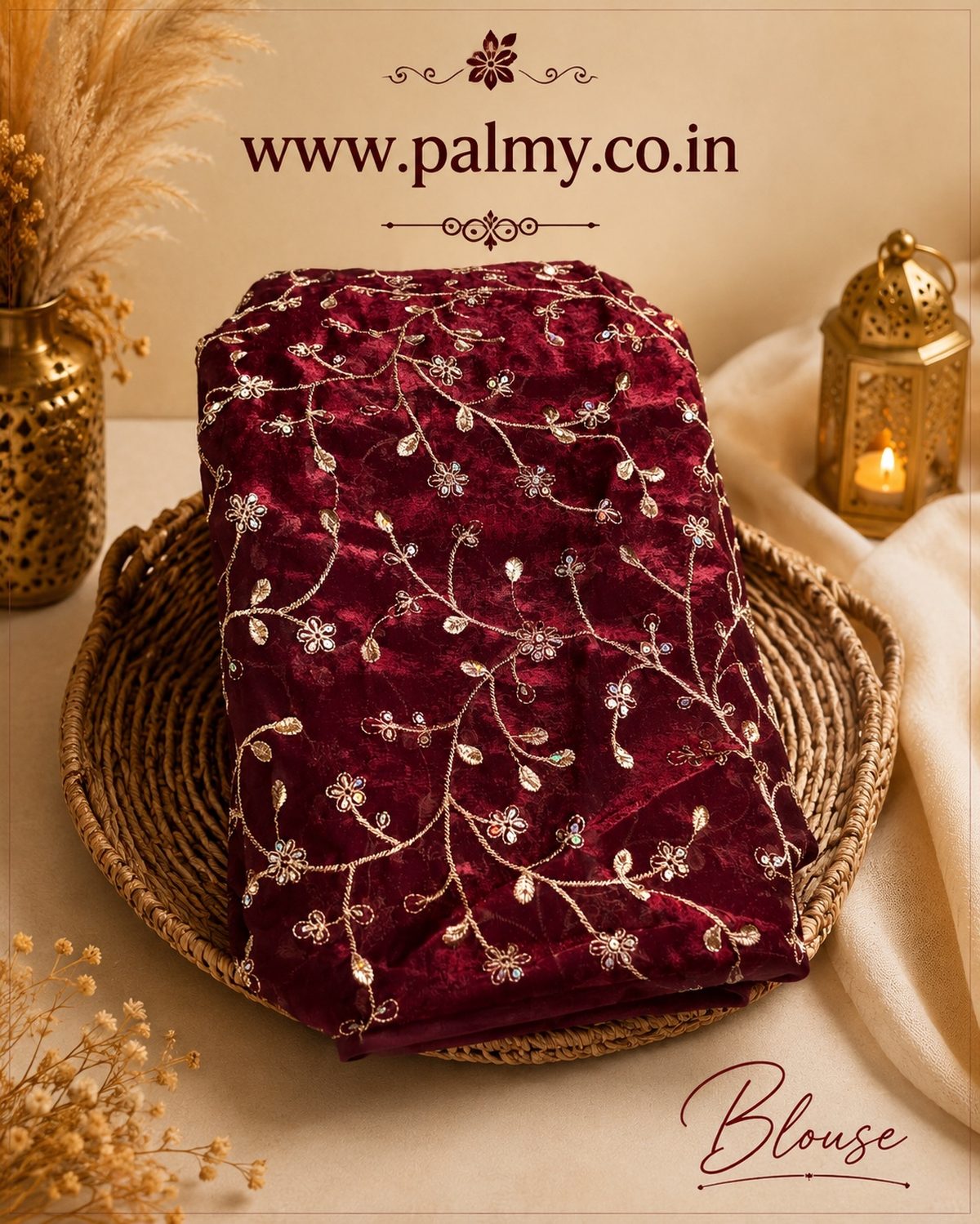 Maroon Blouse 