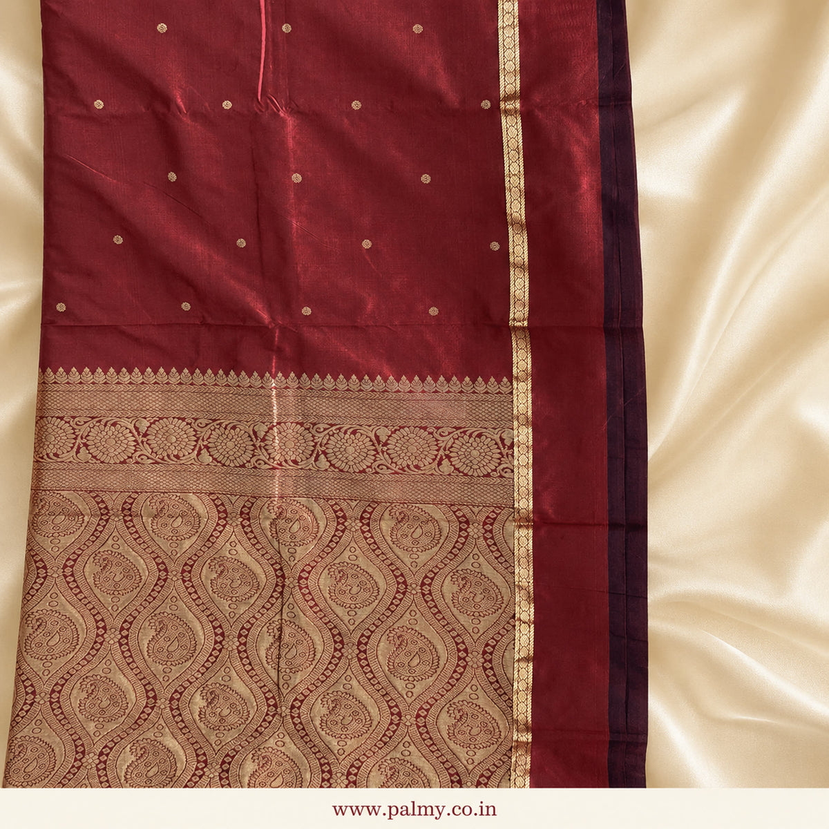 Maroon Party Wear Traditional Saree