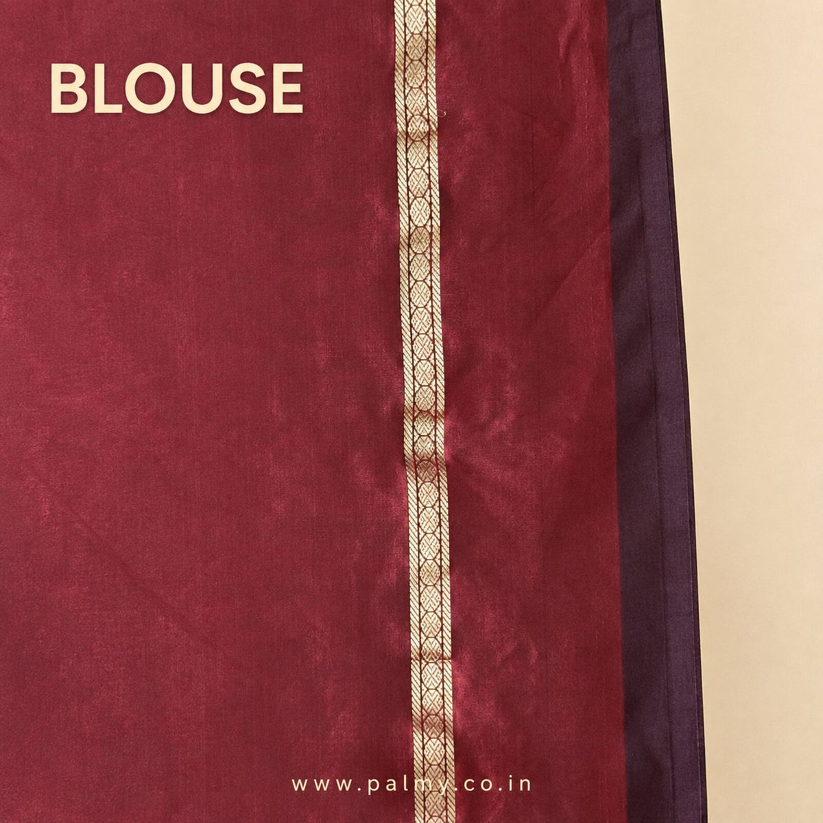Maroon Plain Blouse