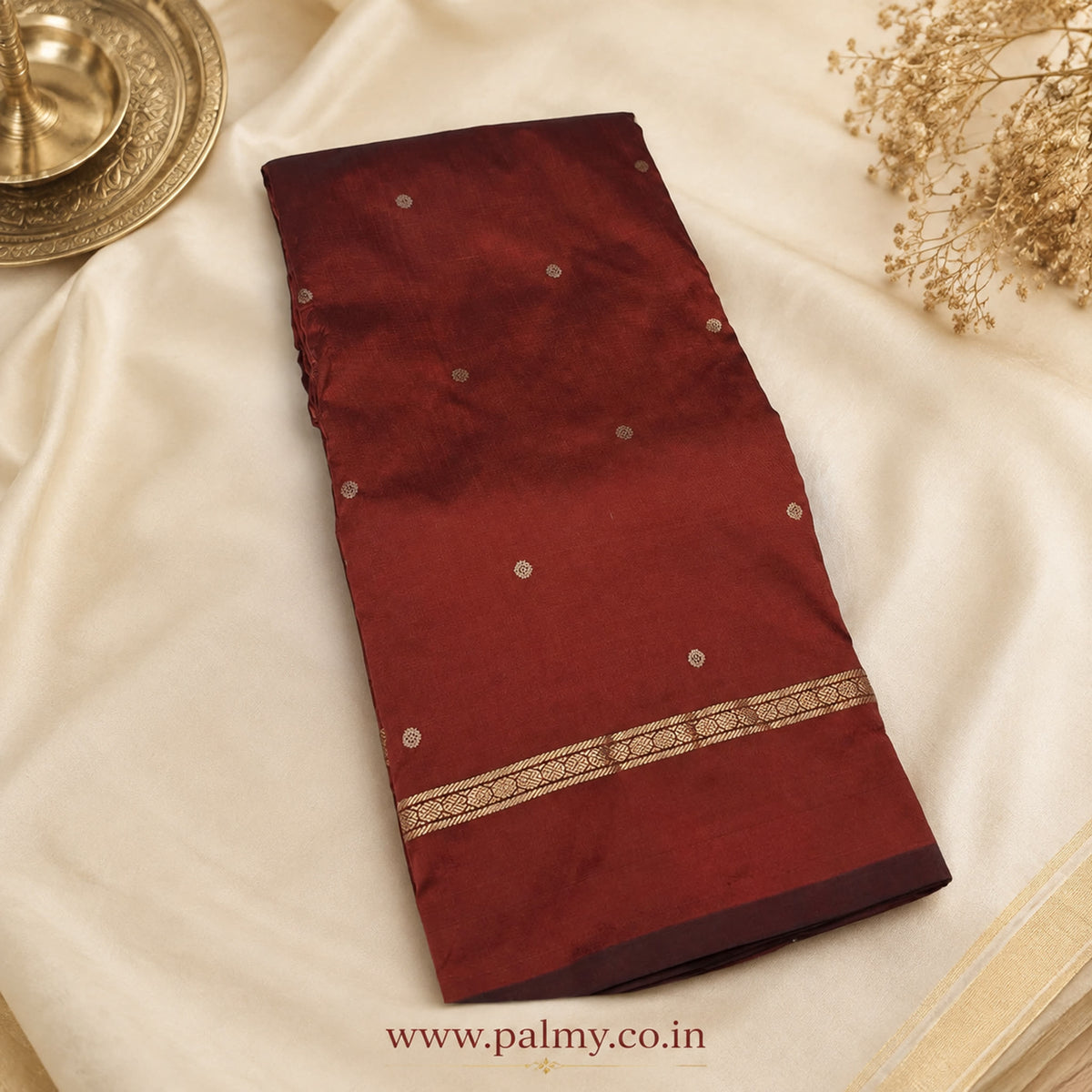 Maroon festive wear Wedding Wear saree