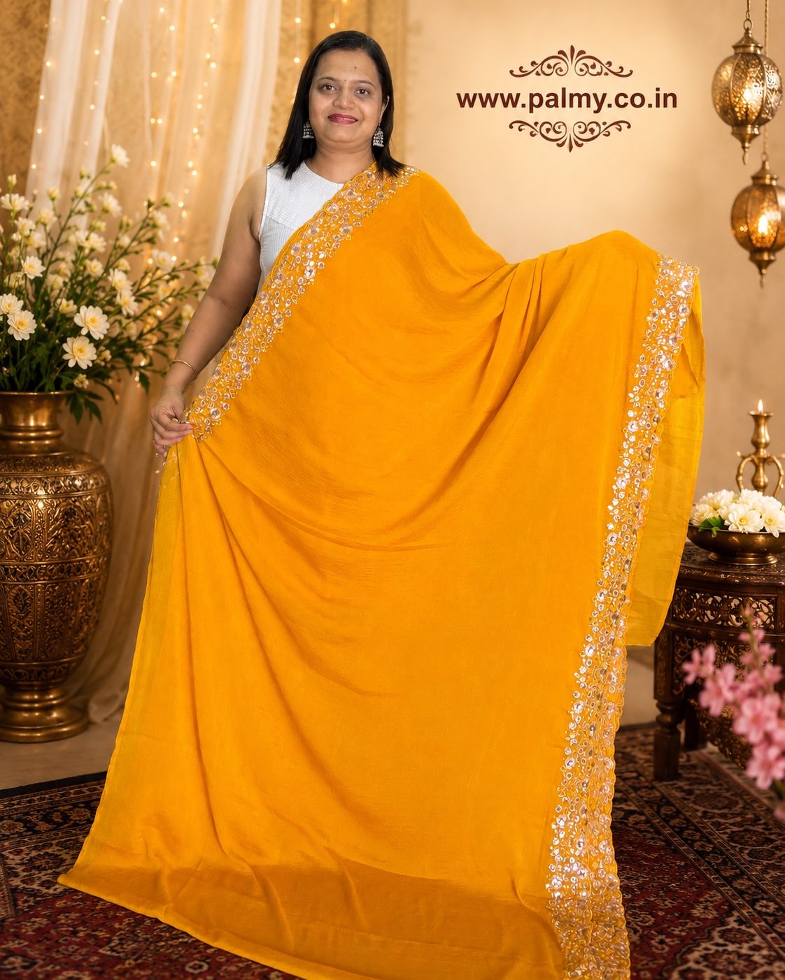 Mehendi Saree