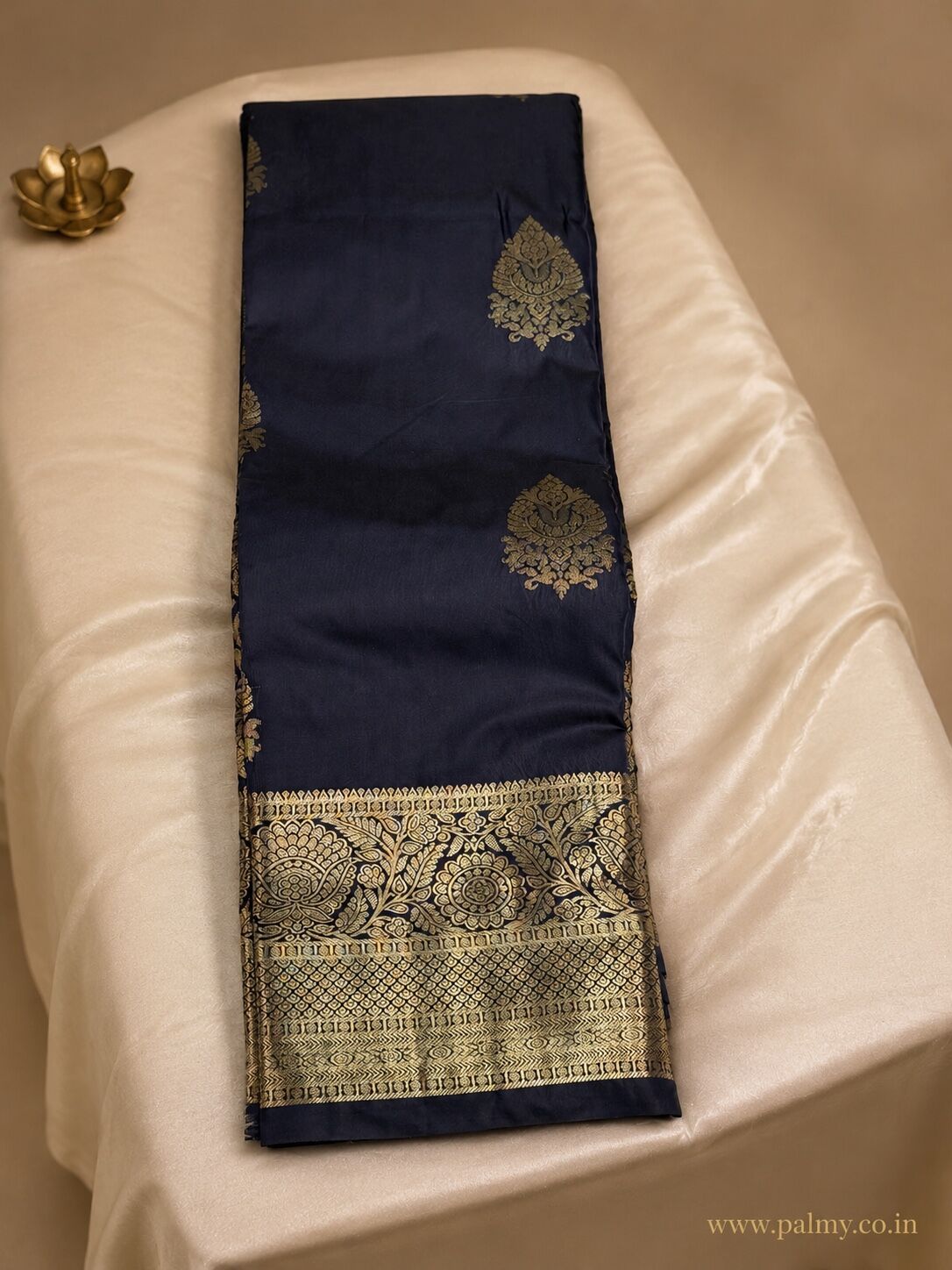 Navy Blue South Indian Saree online under 5000