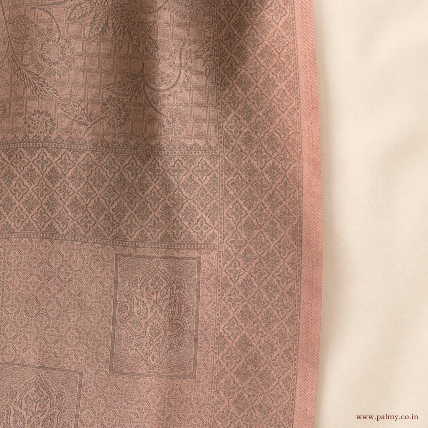Peach Pink Function Wear Wedding Wear Festive Wear Saree