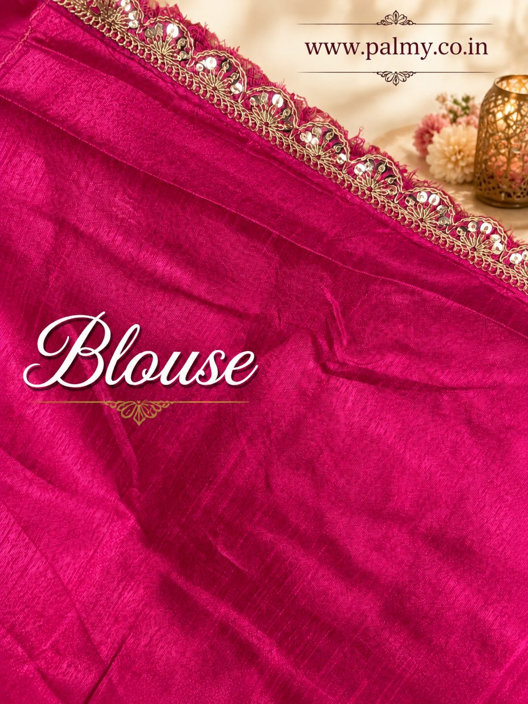 Pink Plain Blouse