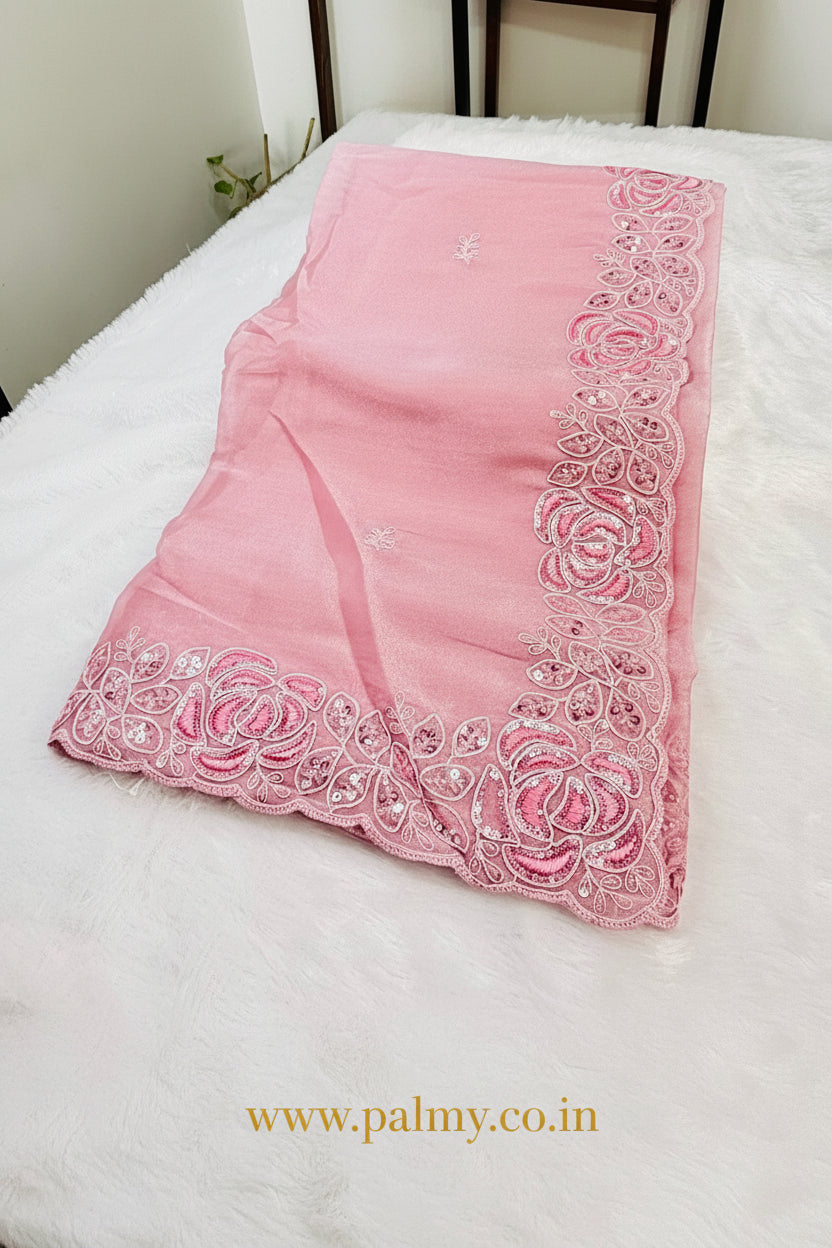 Pink Wedding Saree