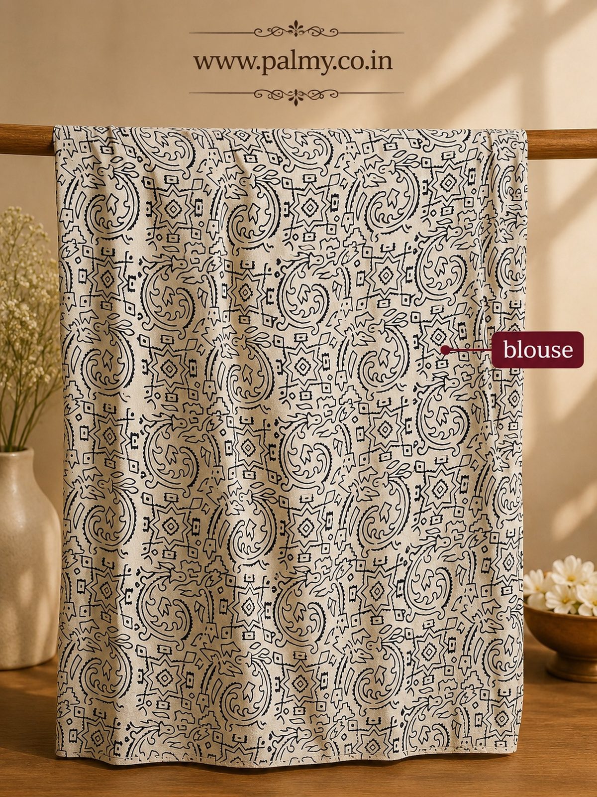 Printed Blouse Saree