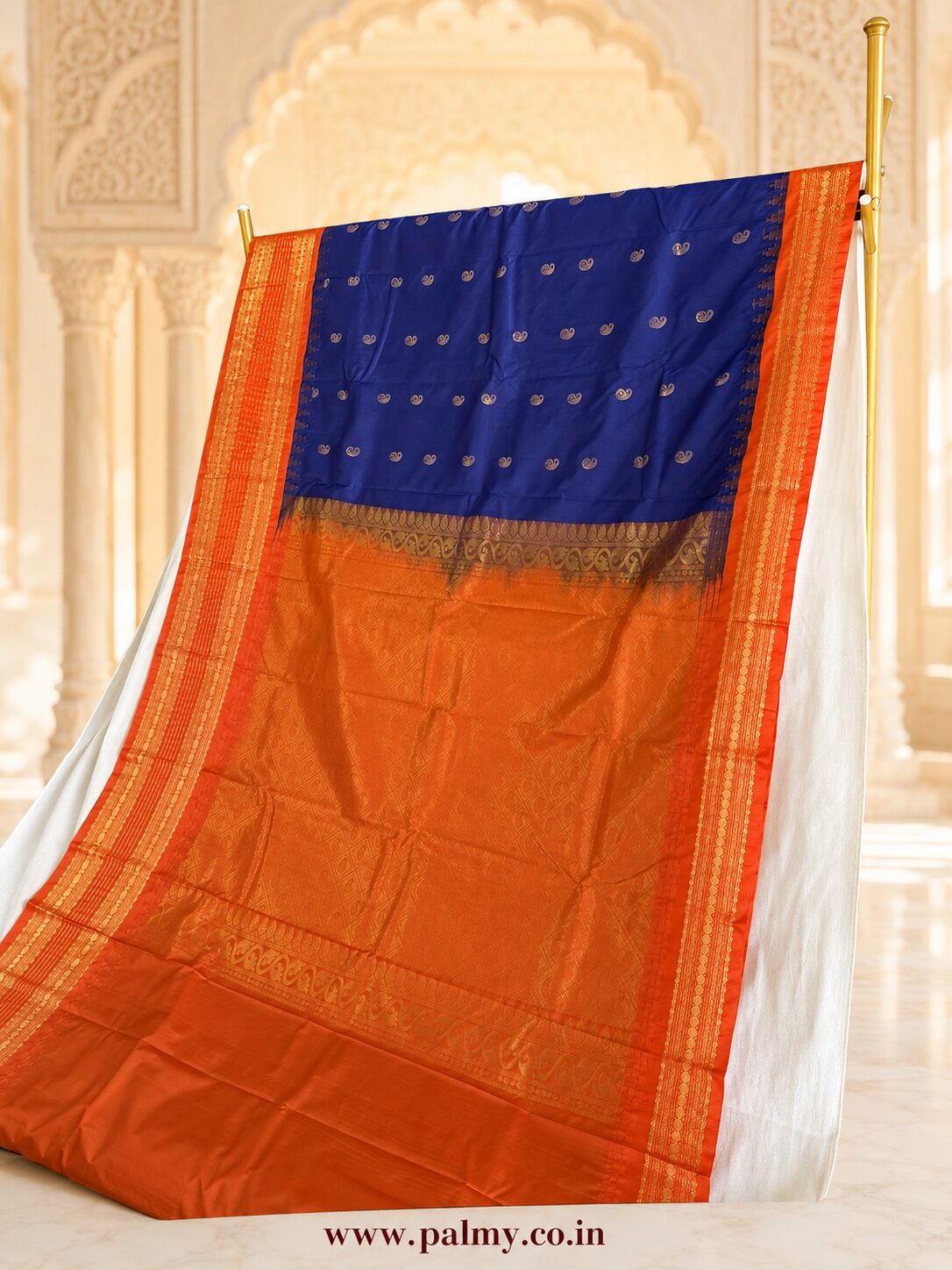 Royal Blue Silk Sarees Under 5000