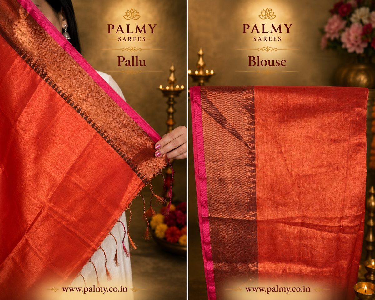 Rusk Color Saree