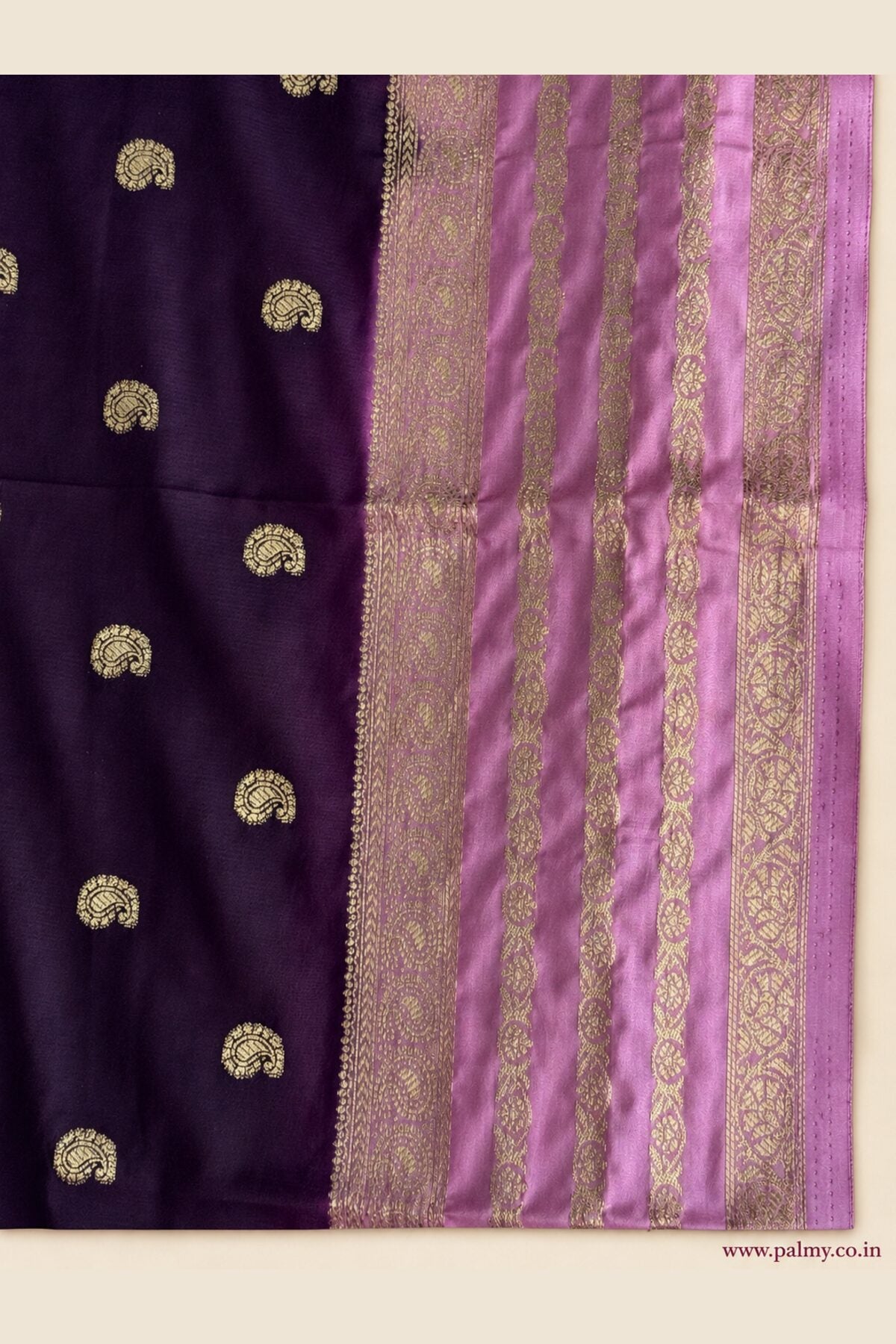 Wedding Wear Function Wear Purple Saree