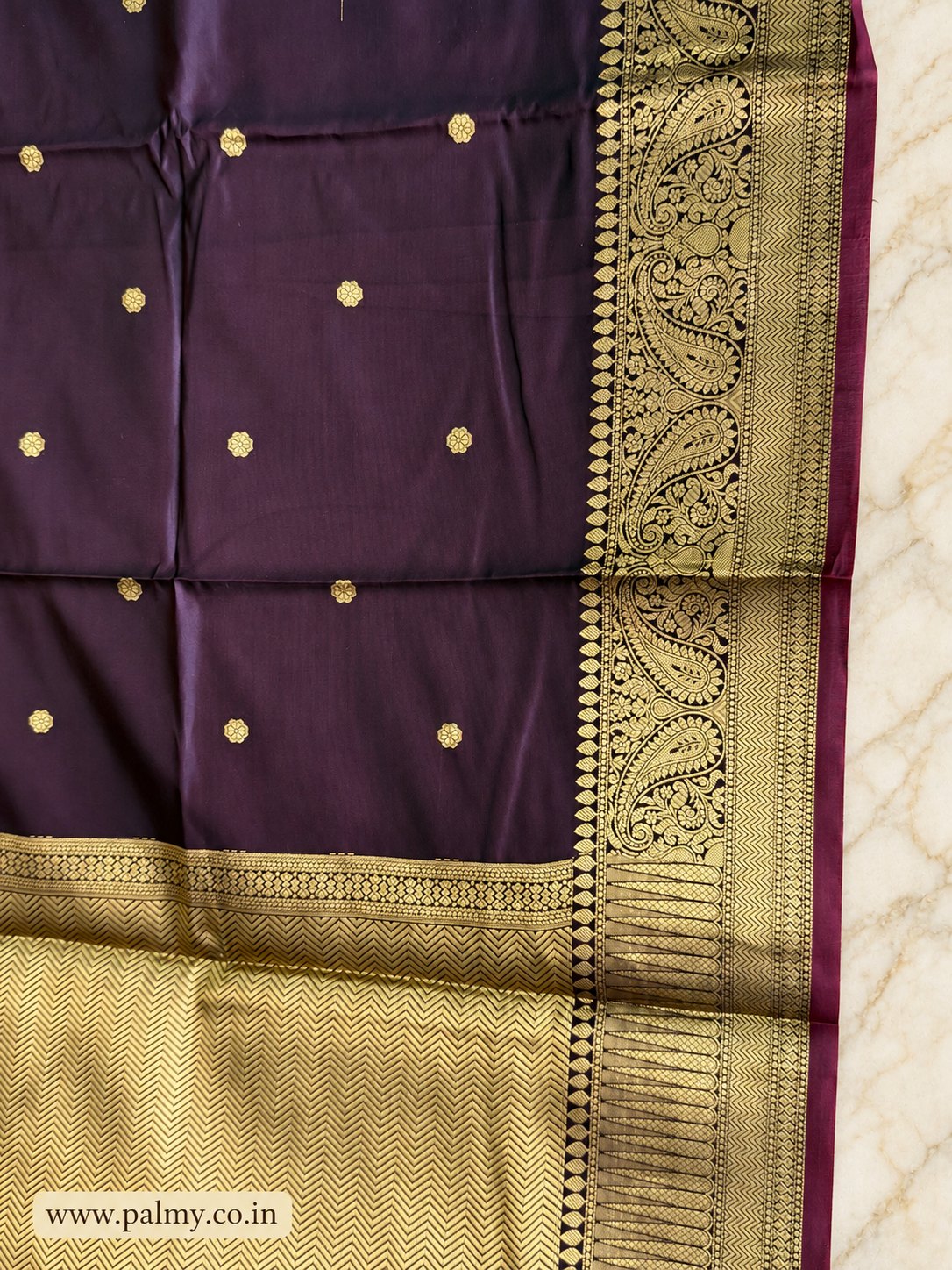 Wine Purple Function Wear Festive wear Pooja saree