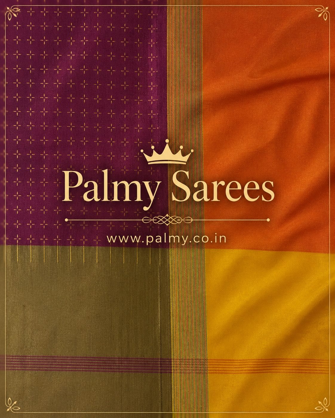 Wine Purple Pooja Saree