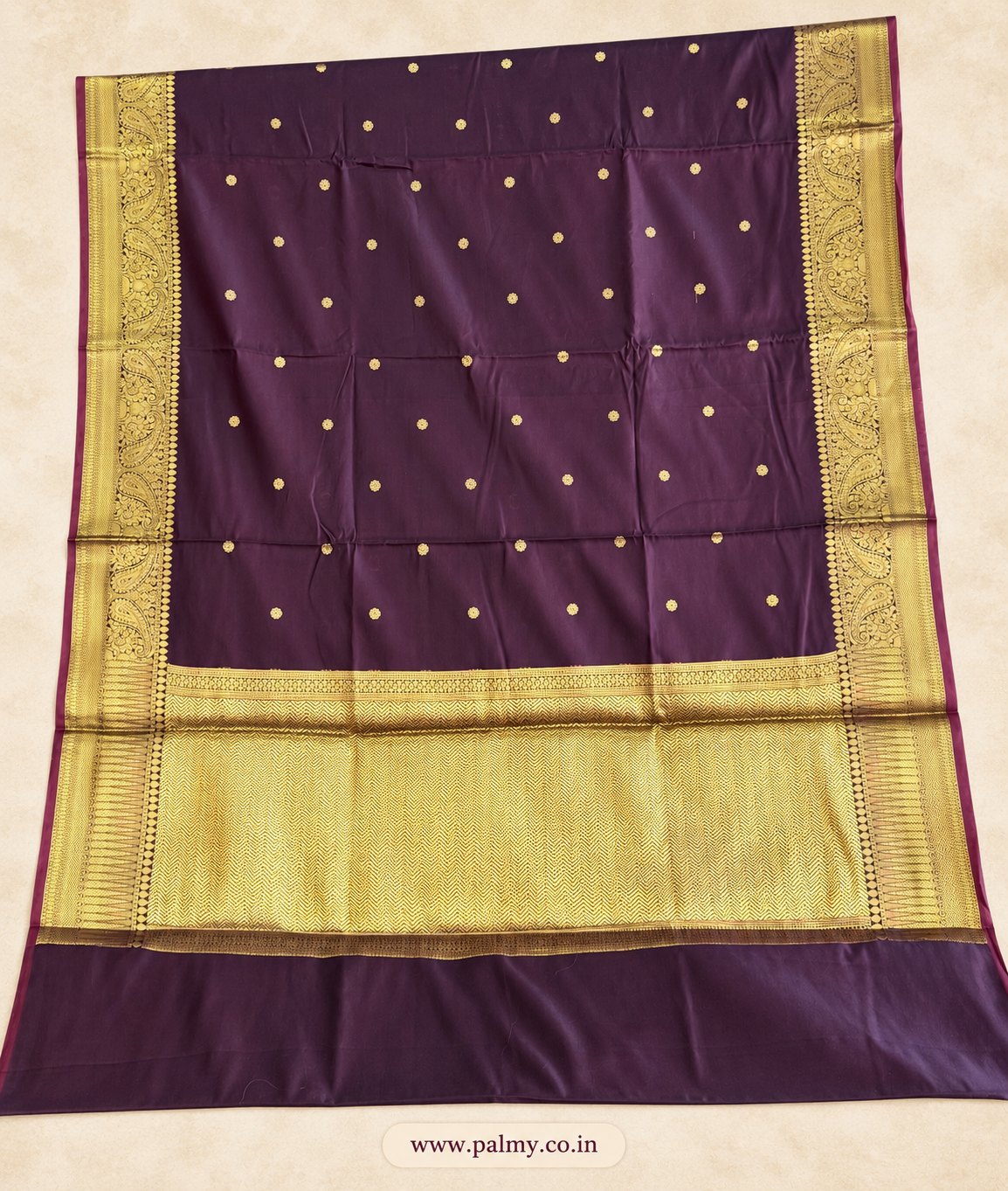 Wine Purple saree under 3000