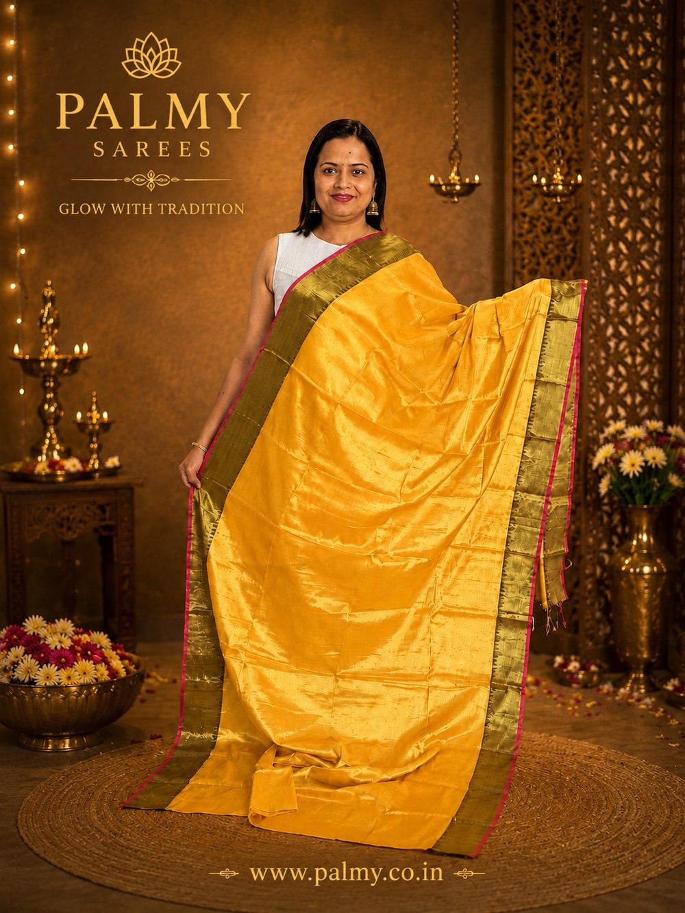 Yellow Wedding Saree