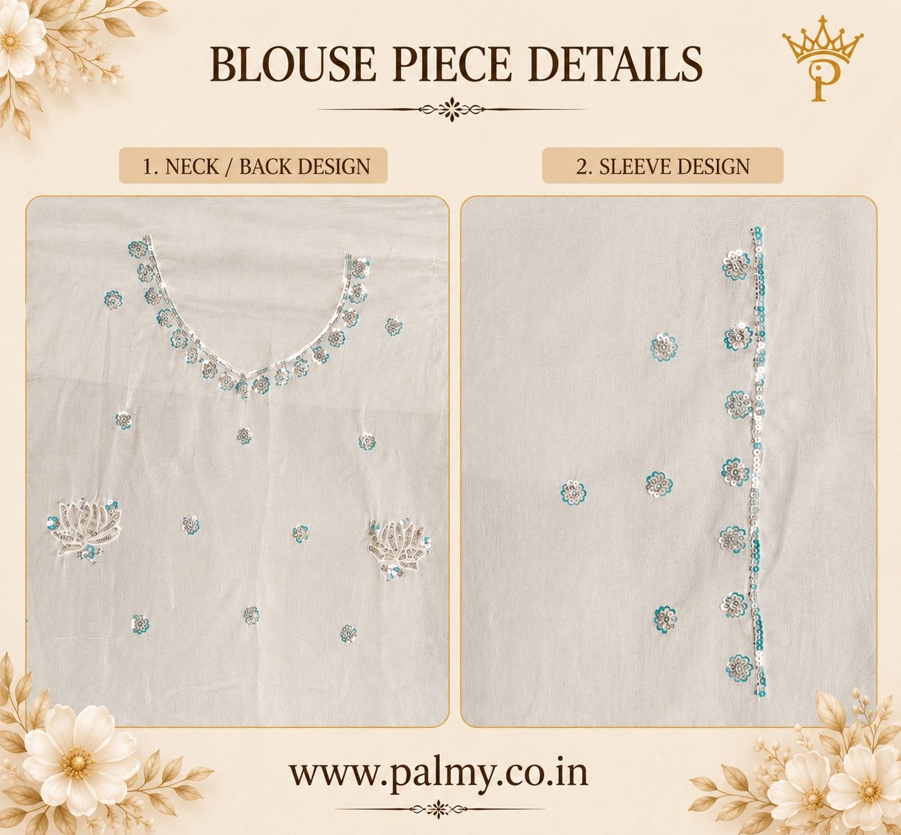 crush silk saree with white designer blouse