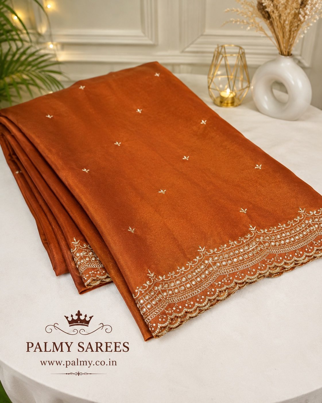 party wear chiffon saree